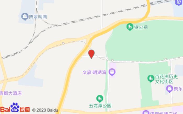 白玉蘭酒店(濟南大明湖店)位置圖