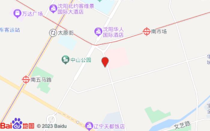 白玉蘭酒店(沈陽火車站202醫院店)位置圖