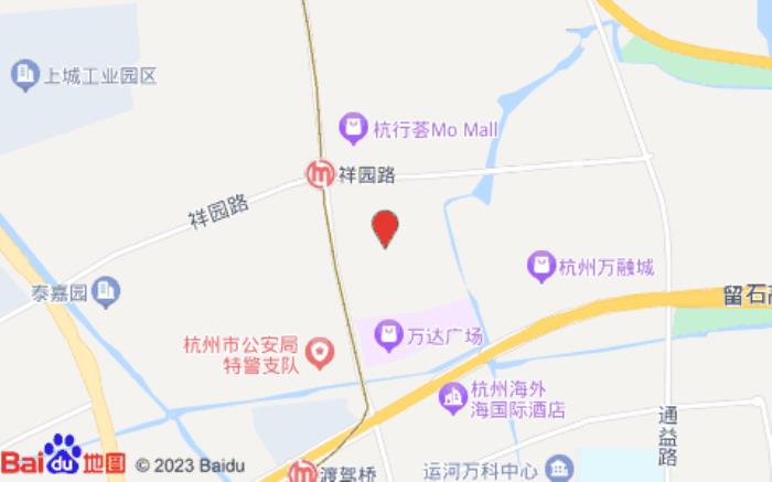 全季酒店(杭州運(yùn)河萬(wàn)達(dá)廣場(chǎng)杭行路店)位置圖