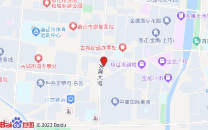 亞朵酒店(發展大道店)位置圖