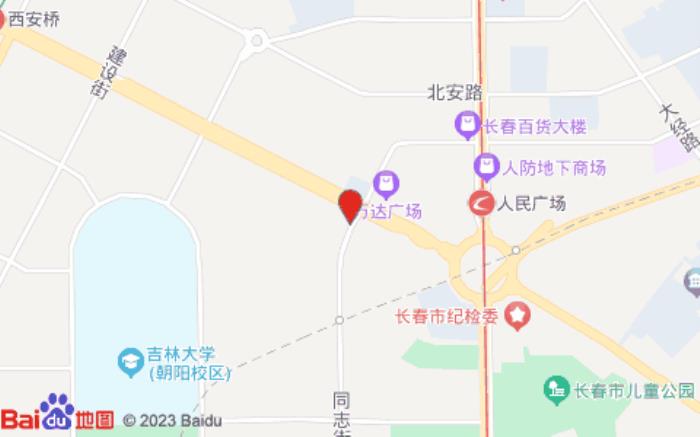 長春人民廣場重慶路美侖酒店位置圖