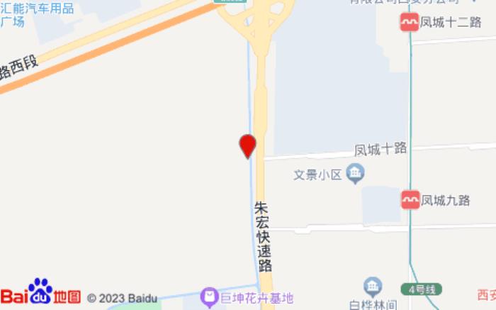 駿怡連鎖酒店(西安北站朱宏路店)位置圖