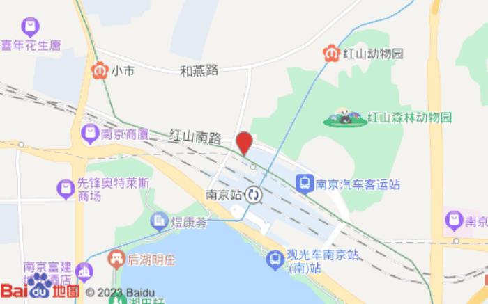 亞朵酒店(南京站北廣場店)位置圖